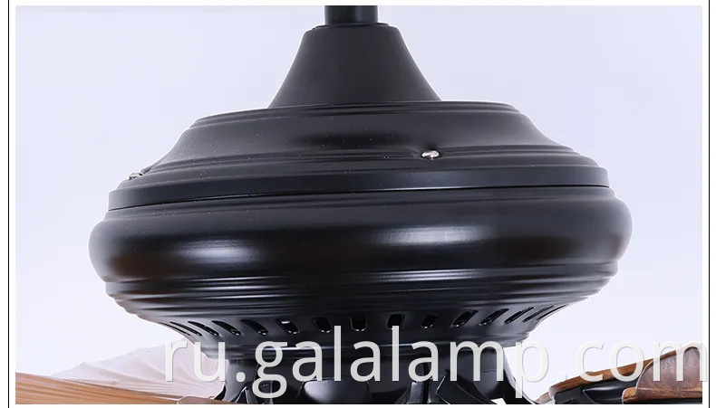 Ретро дистанционного управления лампой потолочного вентилятора для столовой